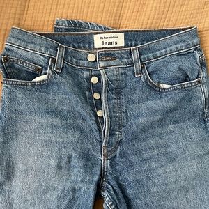 Reformation Serena Skinny Jean, size 27 in Maya